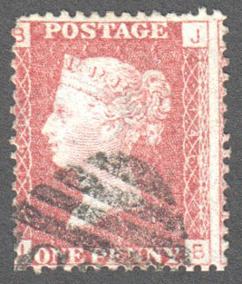 Great Britain Scott 33 Used Plate 146 - JB - Click Image to Close